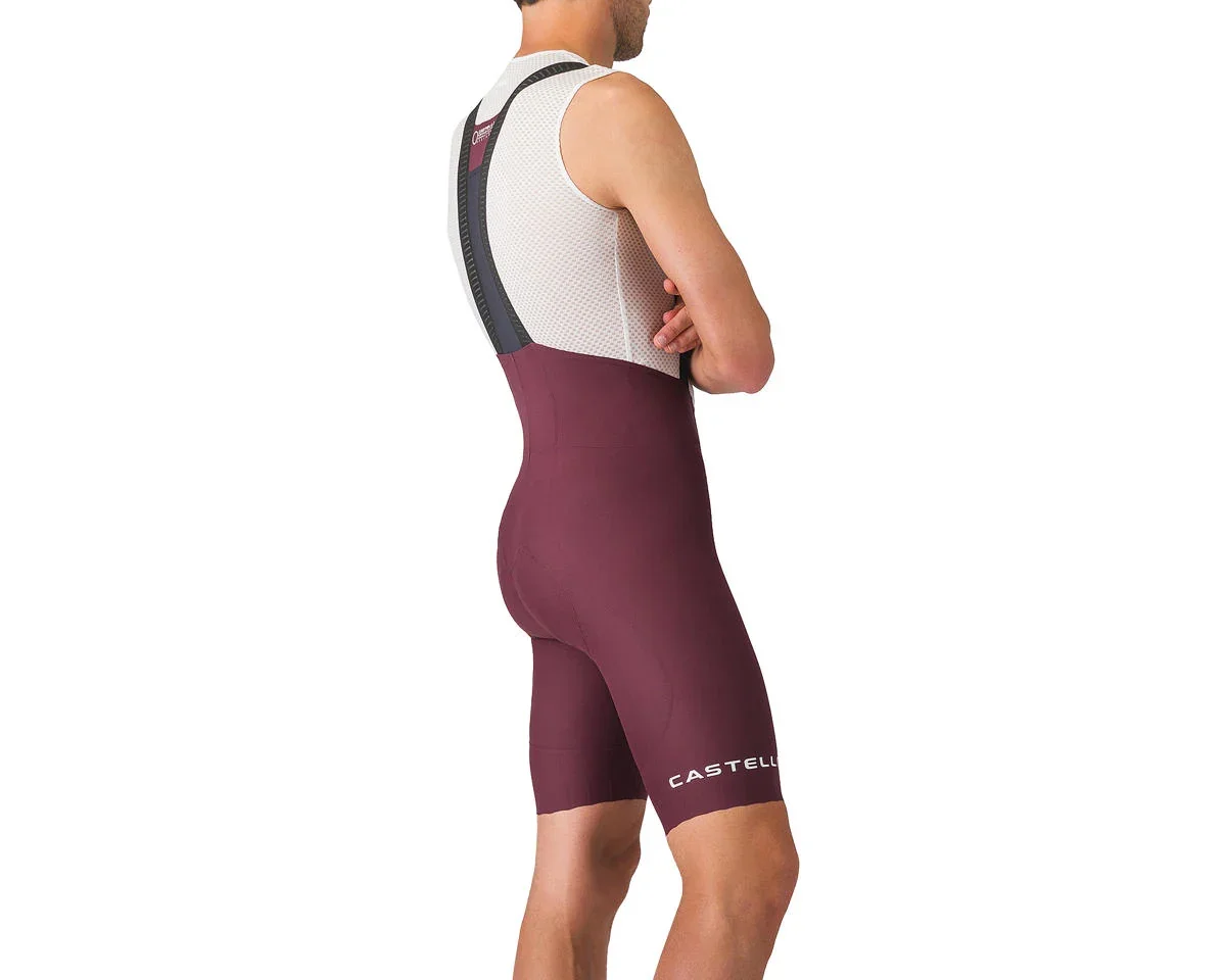Castelli Espresso 2 Bib Short (Deep Bordeaux) (L) - view 2
